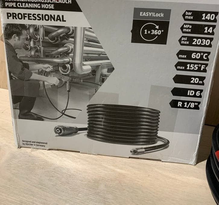 Kärcher rioolreinigingsslang EASY-lock PROFESSIONEEL model, Karcher, Nieuw, Karcher, Ophalen of Verzenden