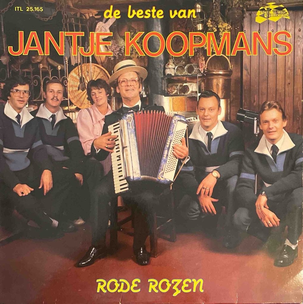 Jantje Koopmans - De Beste Van Jantje Koopmans - Rode Rozen, Cd's en Dvd's, Vinyl | Nederlandstalig, LP, Gebruikt, Ophalen of Verzenden