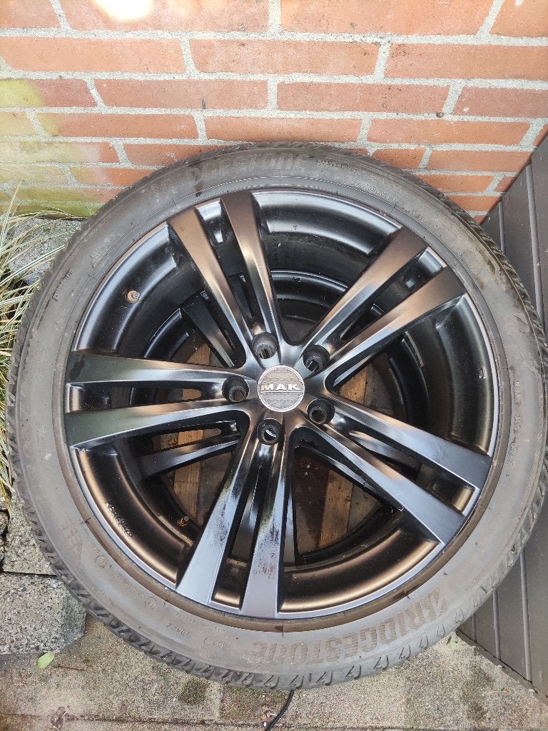 Velgen met zomerbanden, Gebruikt, 255 mm, Velg(en), Personenwagen