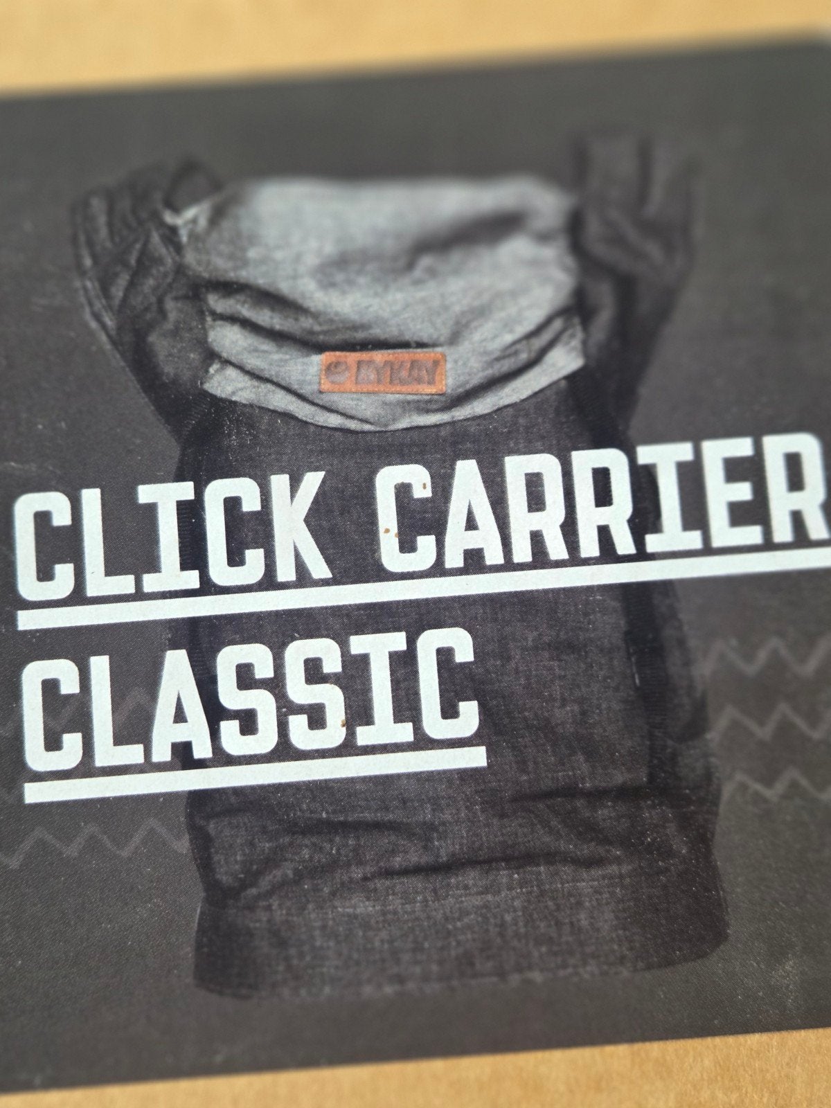 ByKay Click Carrier Classic Draagzak, Buik of Rug, Zo goed als nieuw, Draagzak, Ophalen