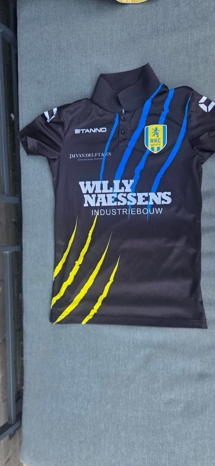 RKC Waalwijk uitshirt 2022-2023 - Maat S, Zwart, Ophalen of Verzenden, Zo goed als nieuw, Stanno