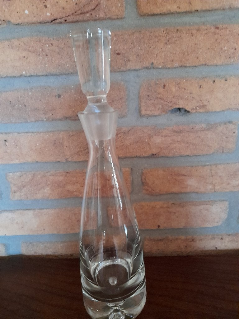 Glazen karaf 33cm, Ophalen of Verzenden, Zo goed als nieuw, Overige typen