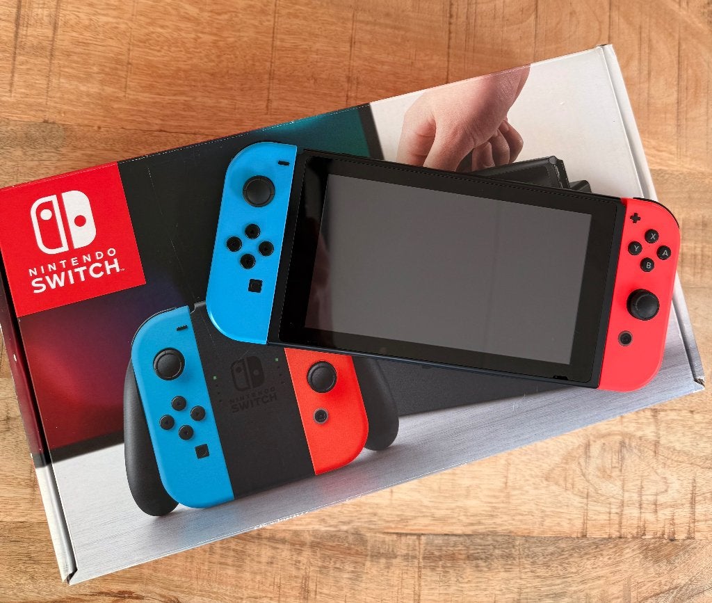 Nintendo Switch, Ophalen, Gebruikt, Met 2 controllers, Switch Original