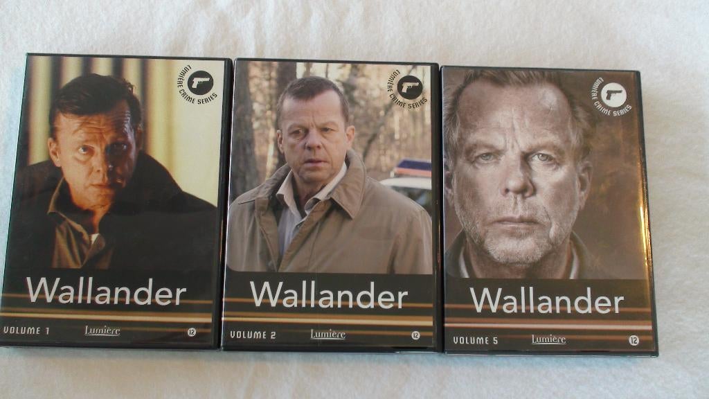 Wallander volume 1 2 en 5 Lumiere crime series, Vanaf 16 jaar, Boxset, Ophalen of Verzenden, Zo goed als nieuw