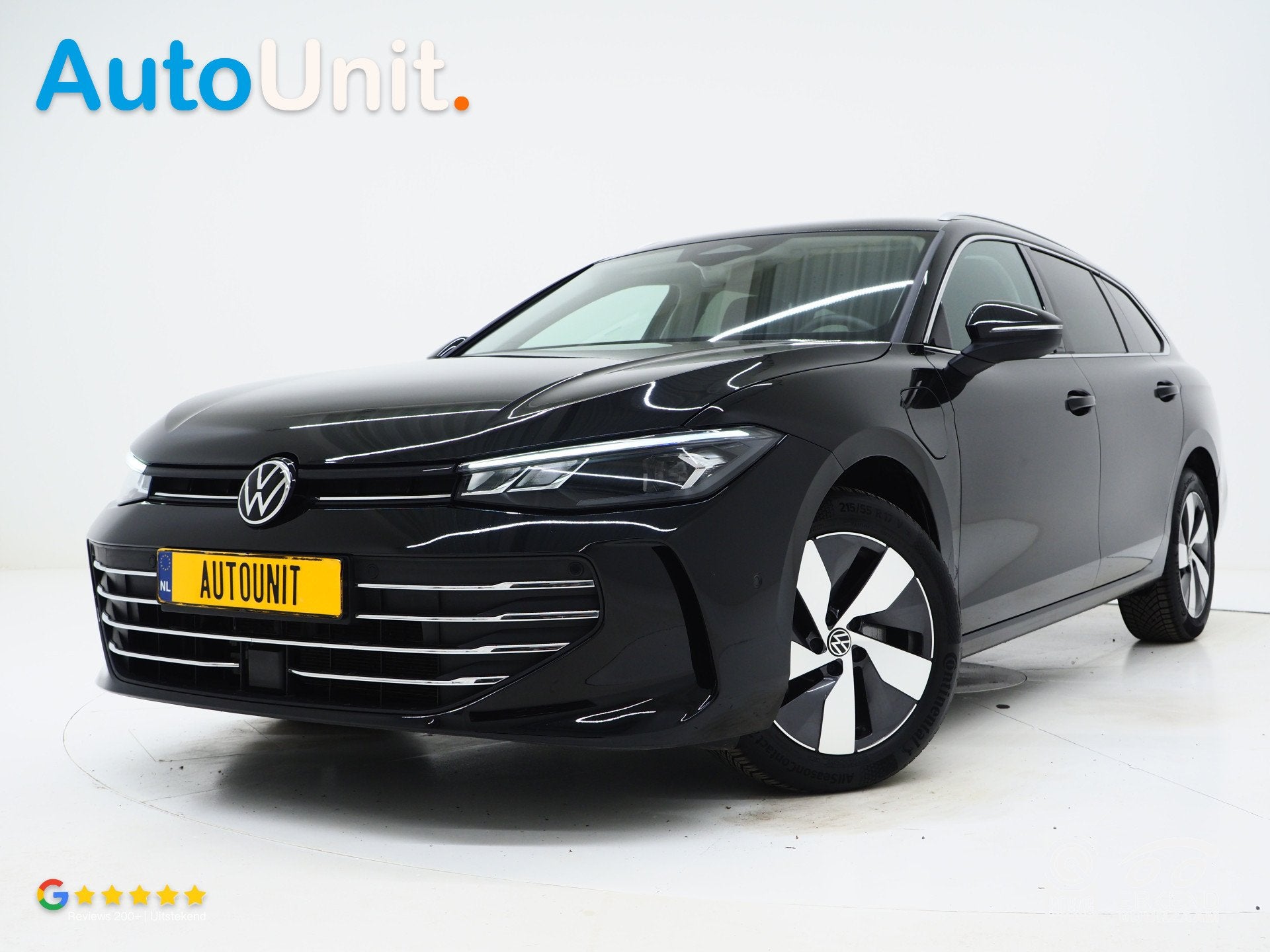 Volkswagen Passat Variant 1.5 eHybrid Business | Leder/Alcan, 77 km/l, Zwart, 4 cilinders, Verwarmde buitenspiegels