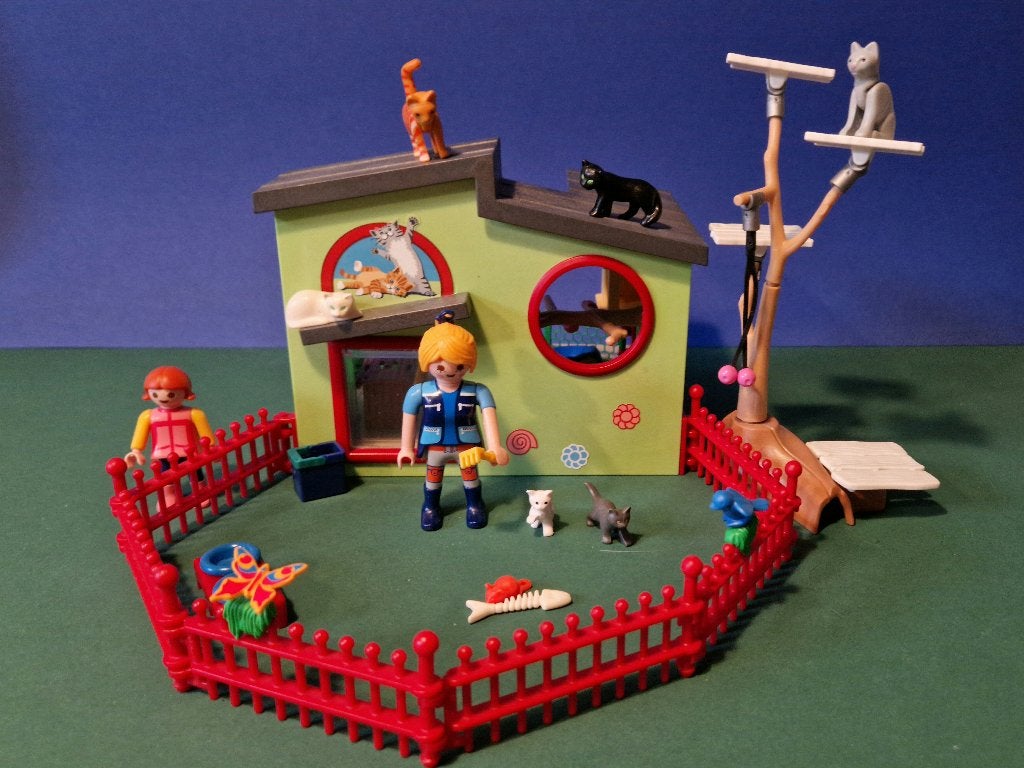 9276 Playmobil Citylife kattenverblijf, Gebouw, Complete set, Ophalen of Verzenden, Zo goed als nieuw
