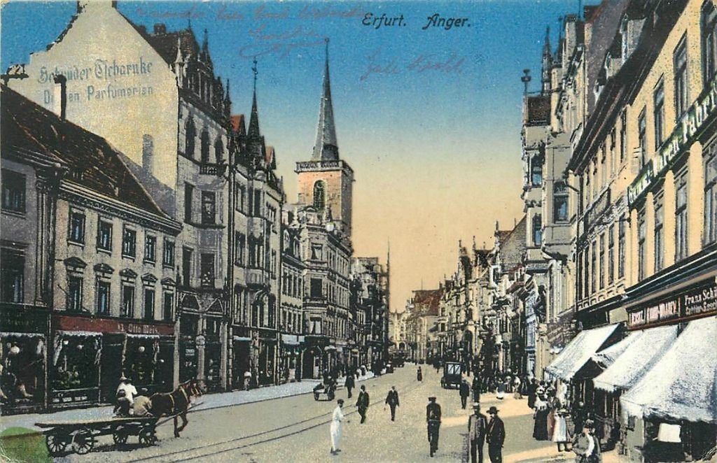 379-144-041 Erfurt Anger, Verzenden, Voor 1920, Duitsland