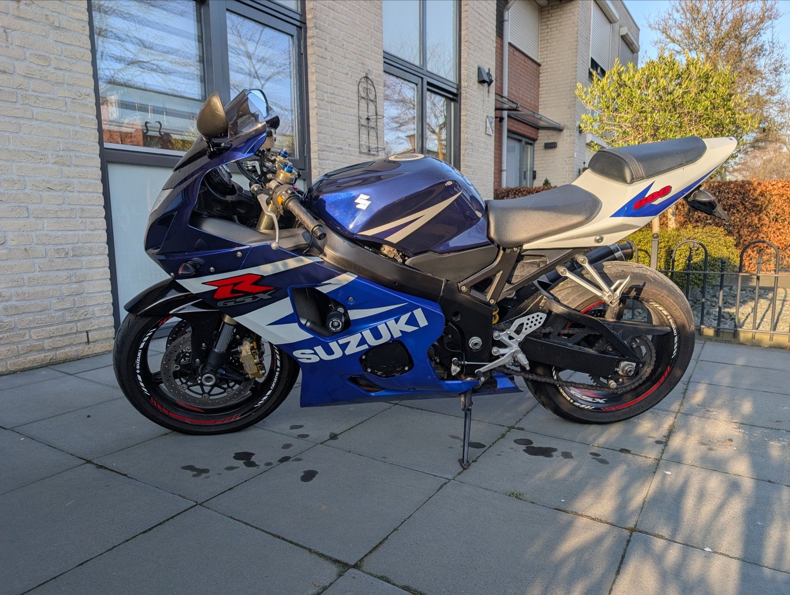 Suzuki GSX-R 600 K4 Sportmotor - Blauw/Wit, Motoren, Sportuitlaat, 4 cilinders, Gebruikt, Meer dan 35 kW