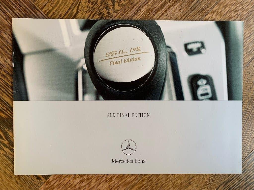 Brochure folder Mercedes-Benz SLK R170 Final Edition 2003, Nieuw, Mercedes-Benz, Mercedes, Ophalen of Verzenden