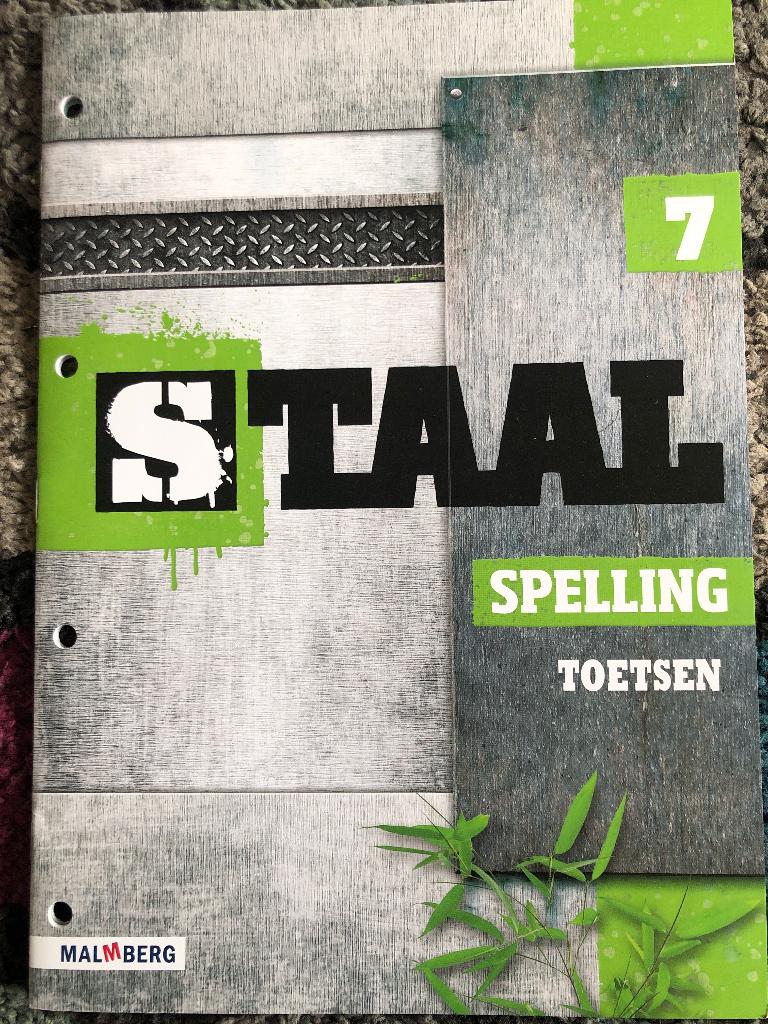 Staal spelling toetsen 7 en/of 8, Boeken, Schoolboeken, Verzenden, Zo goed als nieuw, Overige niveaus, Nederlands