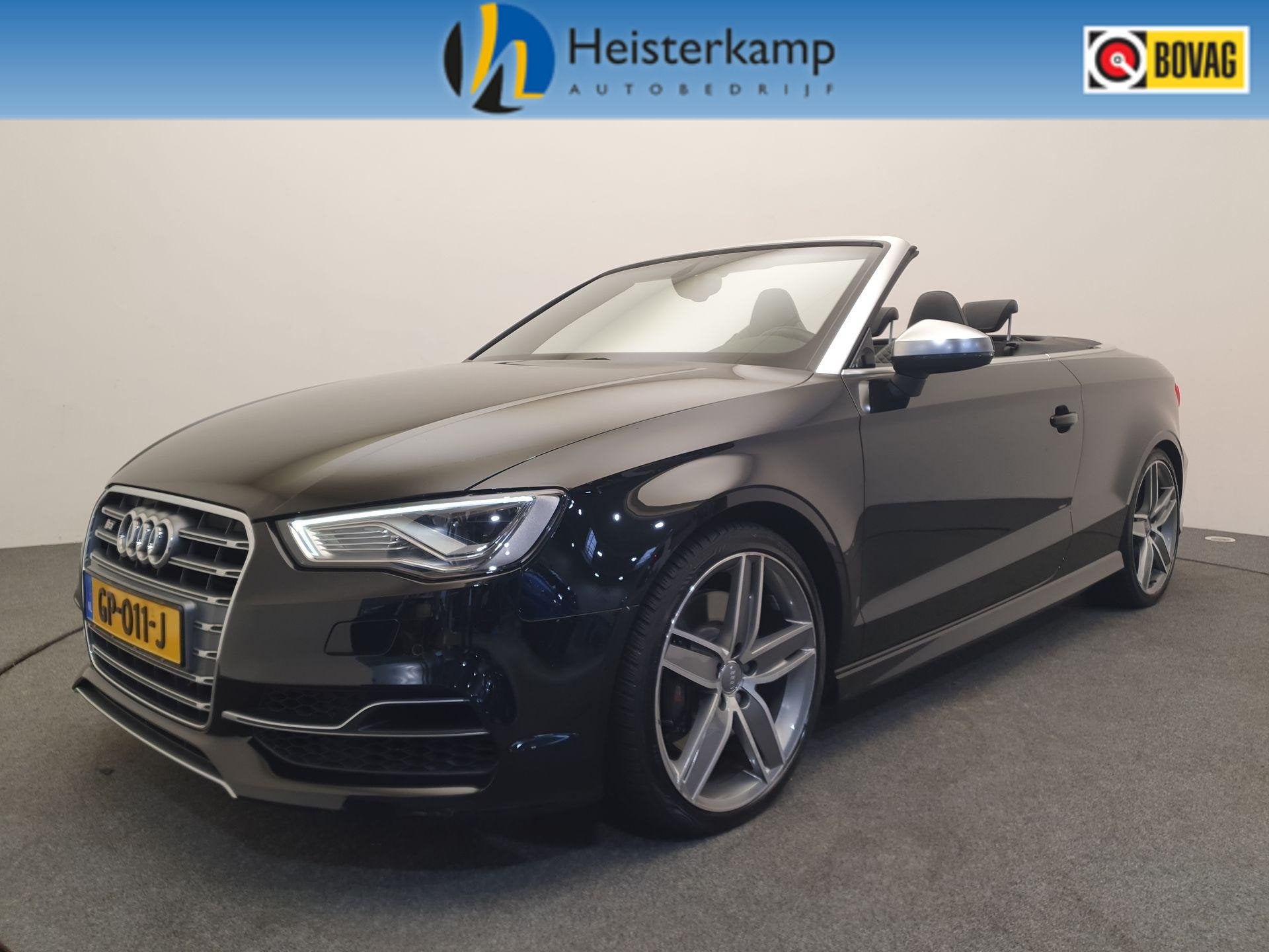 Audi A3 Cabriolet S3 2.0 TFSI 301pk quattro RS-Zetels, Auto's, Automaat, 12 maanden, Gebruikt, Leder en Stof