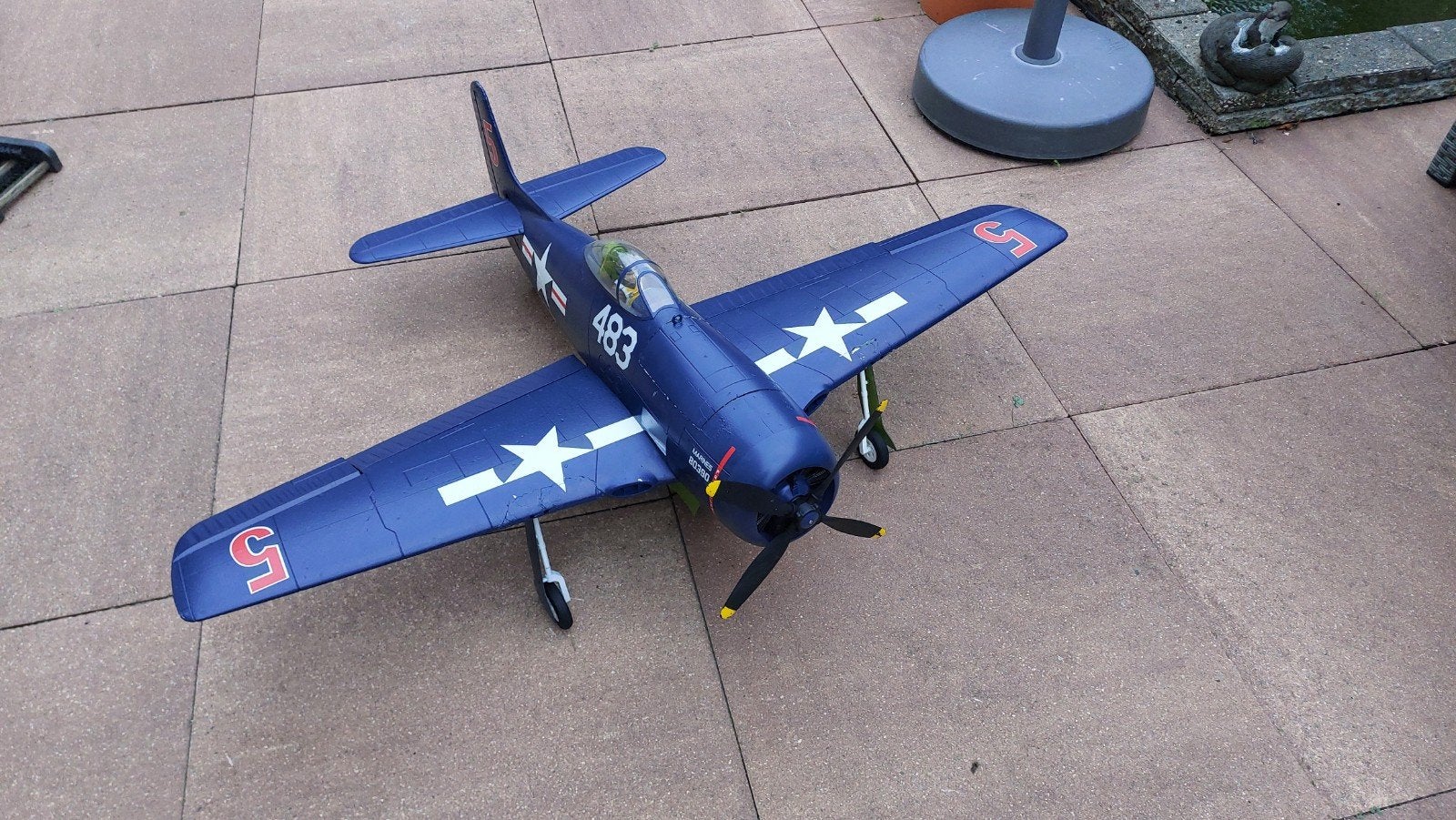 Flightline F8f Bearcat, Hobby en Vrije tijd, Ophalen, Gebruikt, Elektro
