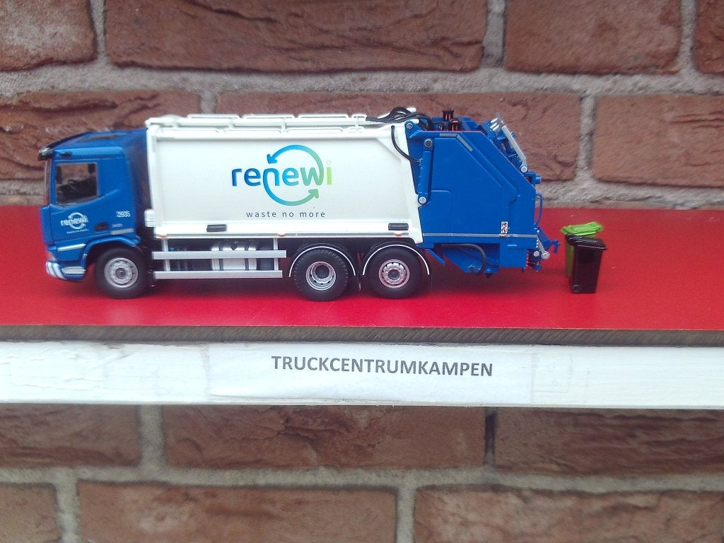 Tekno  Daf  XD  Vuilniswagen  van  Renewi., Hobby en Vrije tijd, Modelauto's | 1:50, Ophalen of Verzenden, Nieuw, Bus of Vrachtwagen