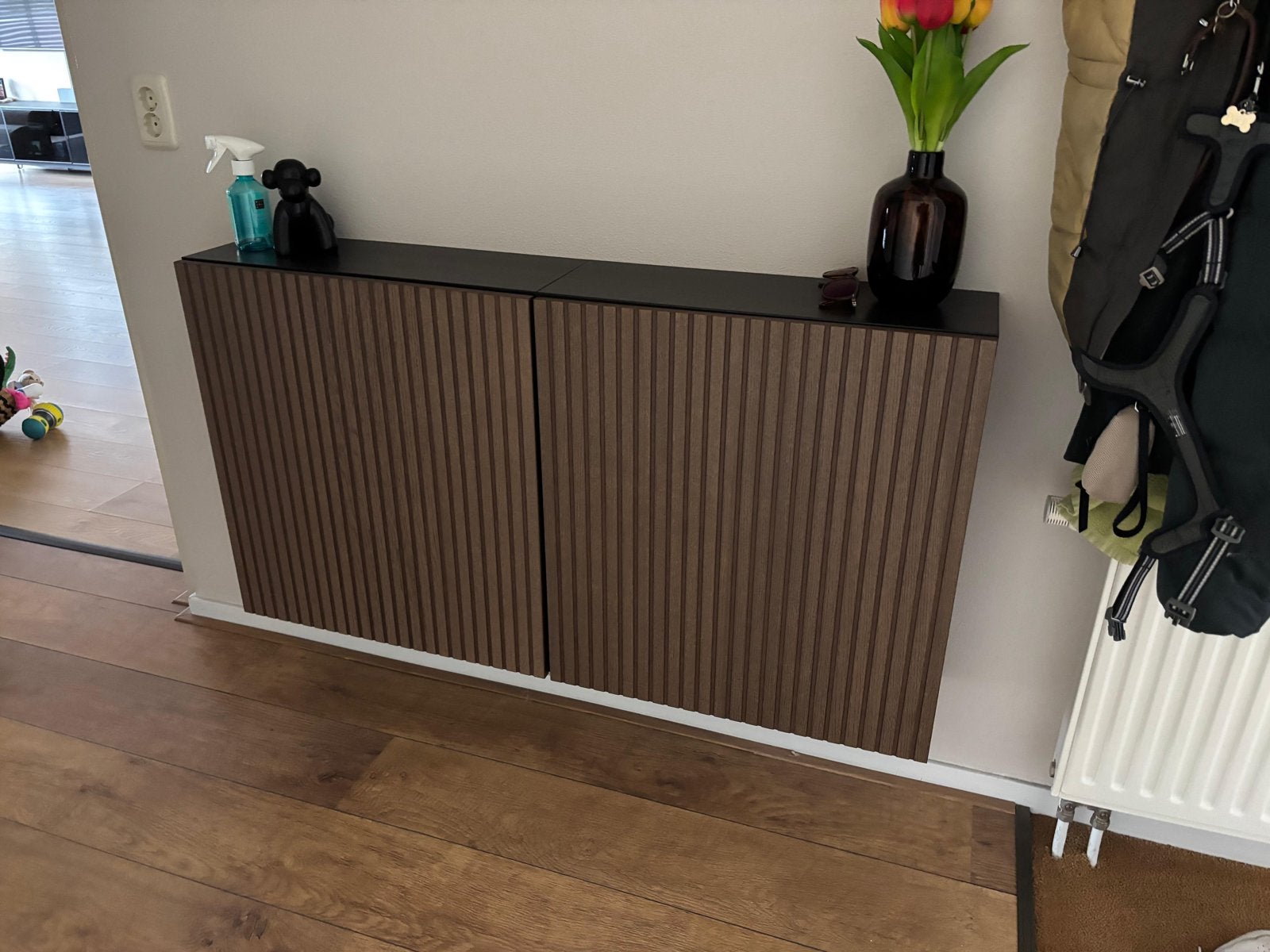 Ikea Besta wandkast met BJÖRKÖVIKEN deur, Ophalen, Zo goed als nieuw