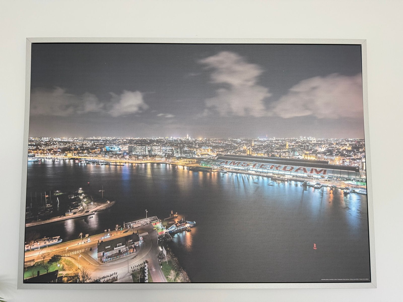 IKEA Schilderij Amsterdam 140x100cm, Ophalen, 125 cm of meer, Zo goed als nieuw, Schilderij