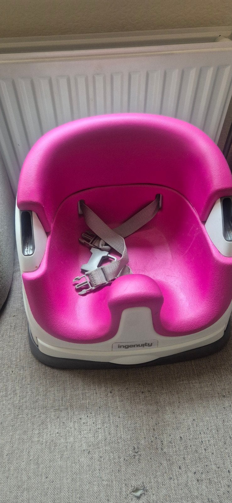 Ingenuity - Eetkamerstoel kussen 2in1 BABY BASE roze, Ophalen, Overige typen