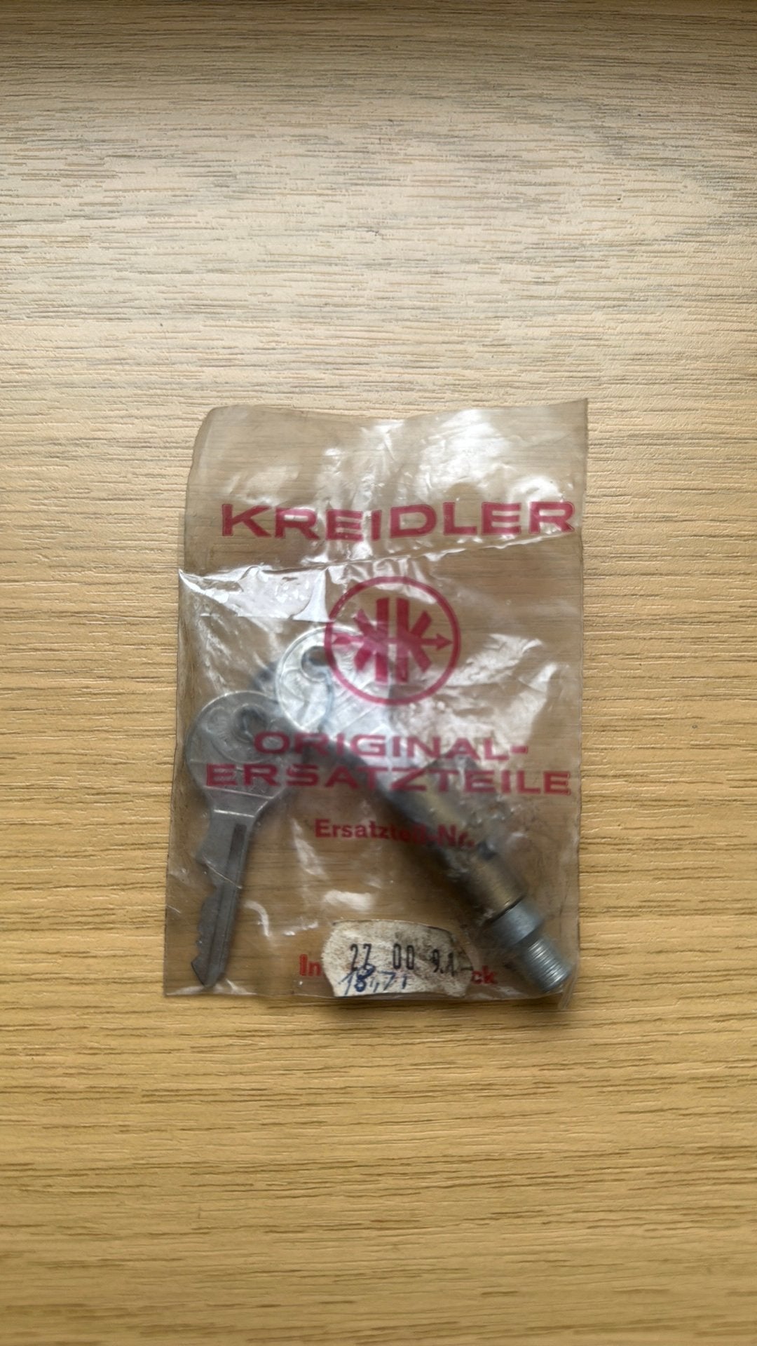 Kreidler stuurslot, Verzenden, Zo goed als nieuw, Overige typen