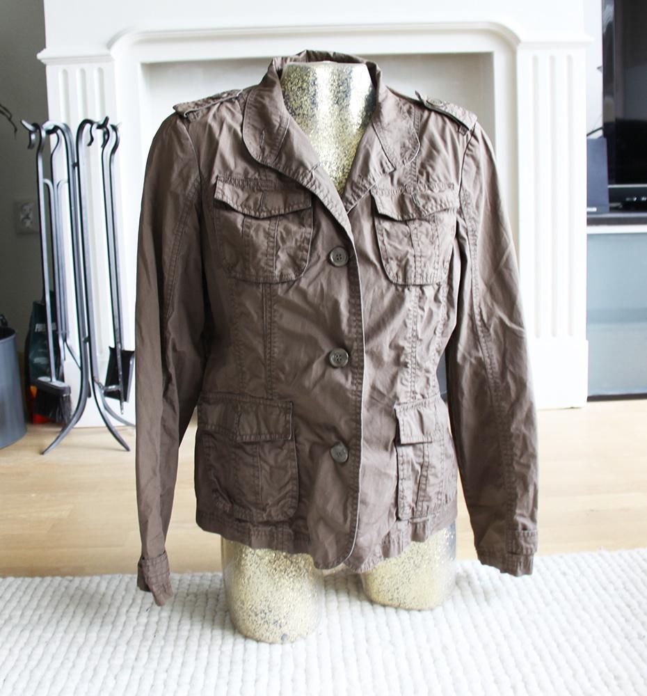 Stoer Groen Jasje (M) € 20,-, Kleding | Dames, Maat 38/40 (M), Ophalen of Verzenden, Zo goed als nieuw, Jasje