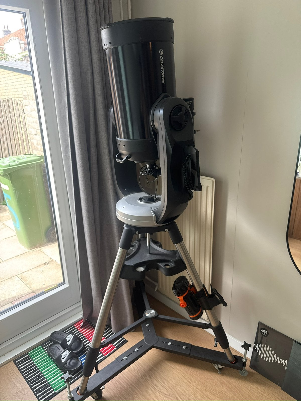 Complete Celestron CPC 1100 GPS(11")met Buggy &Koffer Optica, Ophalen, 80 tot 200 mm, Met statief, Spiegeltelescoop (reflector)