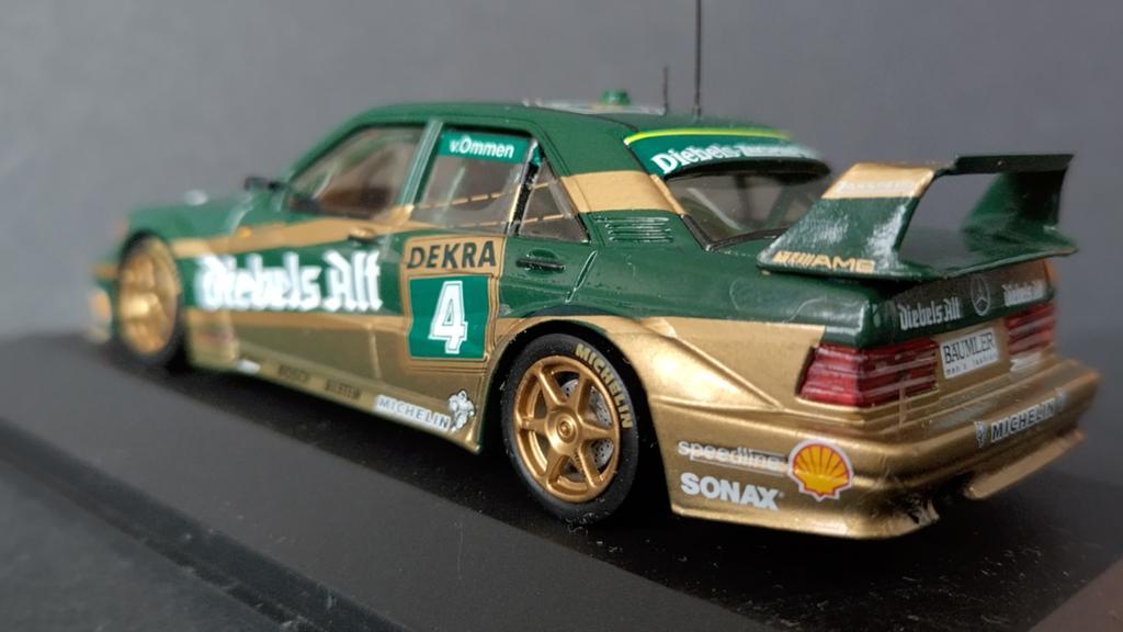 Mercedes Benz 190.Evo DTM Diebels Alt 1:43 Minichamps Pol, Auto, Verzenden, ., Zo goed als nieuw