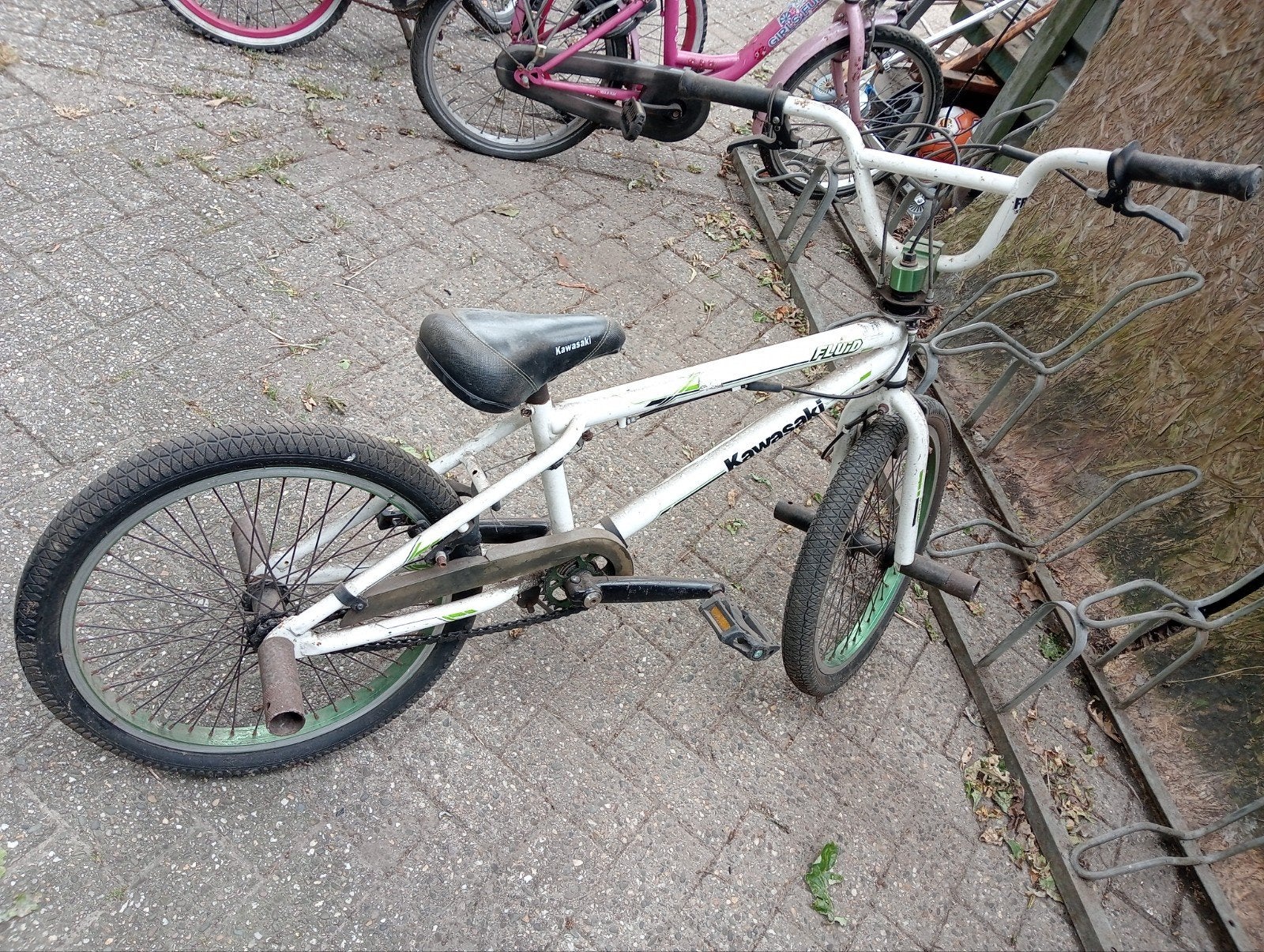 Kawasaki Stuntfiets/Crossfiets, Fietsen en Brommers, Ophalen, Gebruikt, Staal, Velgrem