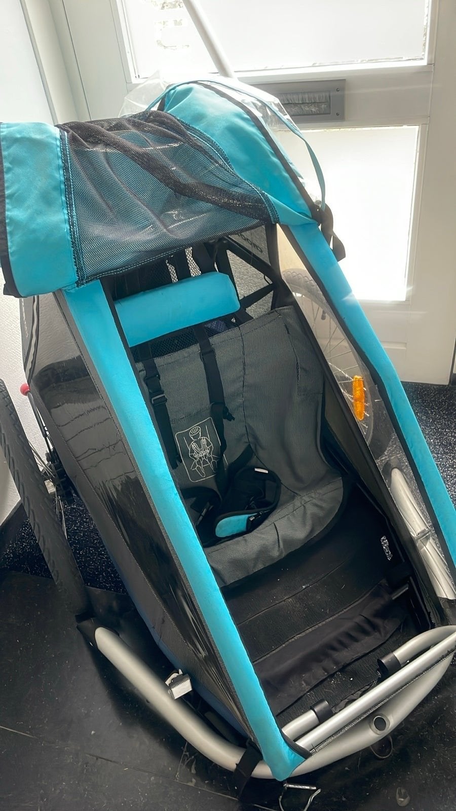 Croozer Kid 1 fietskar/wandelwagen met alle toebehoren, Fietsen en Brommers, Fietsaccessoires | Aanhangers en Karren, Ophalen