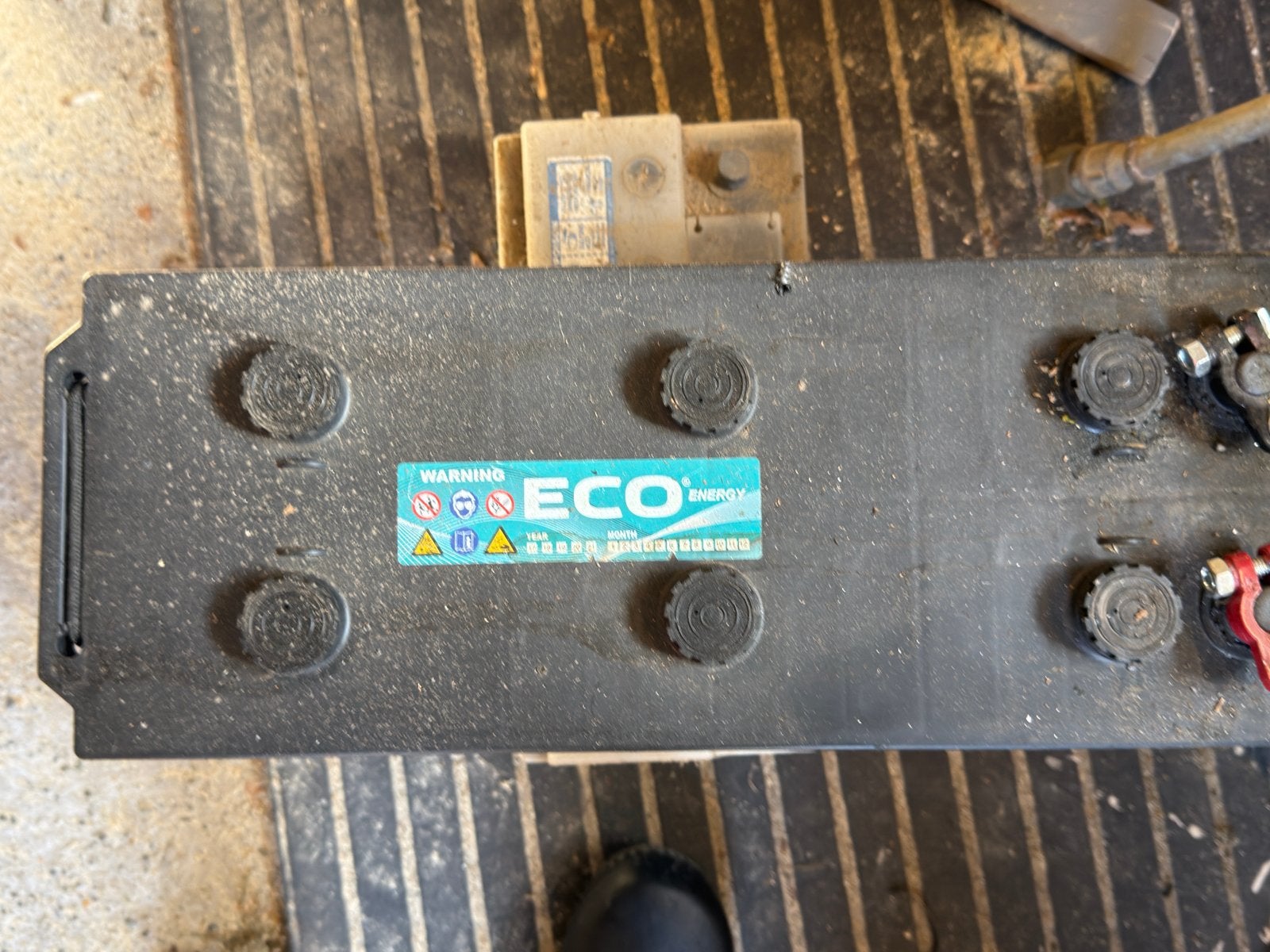 ECO ENERGY 12V 120Ah 850A EN Accu, Ophalen, Gebruikt, Universele onderdelen