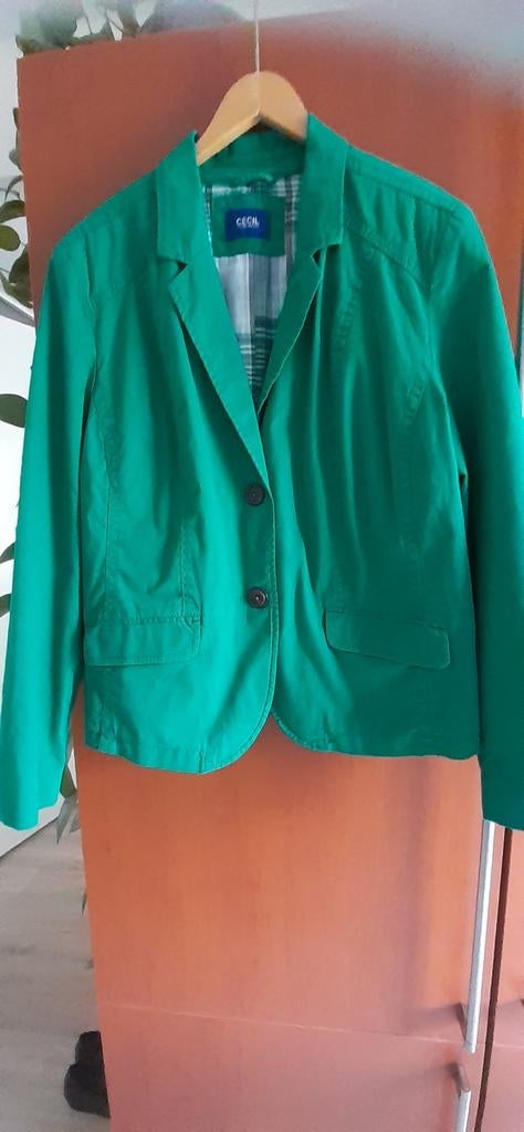 Groen jasje maat xxl 44-46 van Cecil, Kleding | Dames, Jasjes, Kostuums en Pakken, Maat 46/48 (XL) of groter, Ophalen of Verzenden