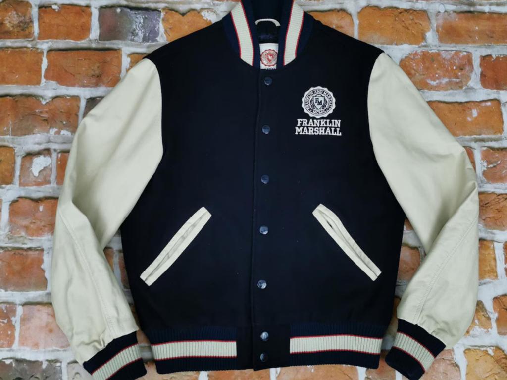 Franklin & Marshall Varsity Motor Jacket !!, Kleding | Heren, Jassen | Zomer, Ophalen of Verzenden, Zo goed als nieuw, Zwart