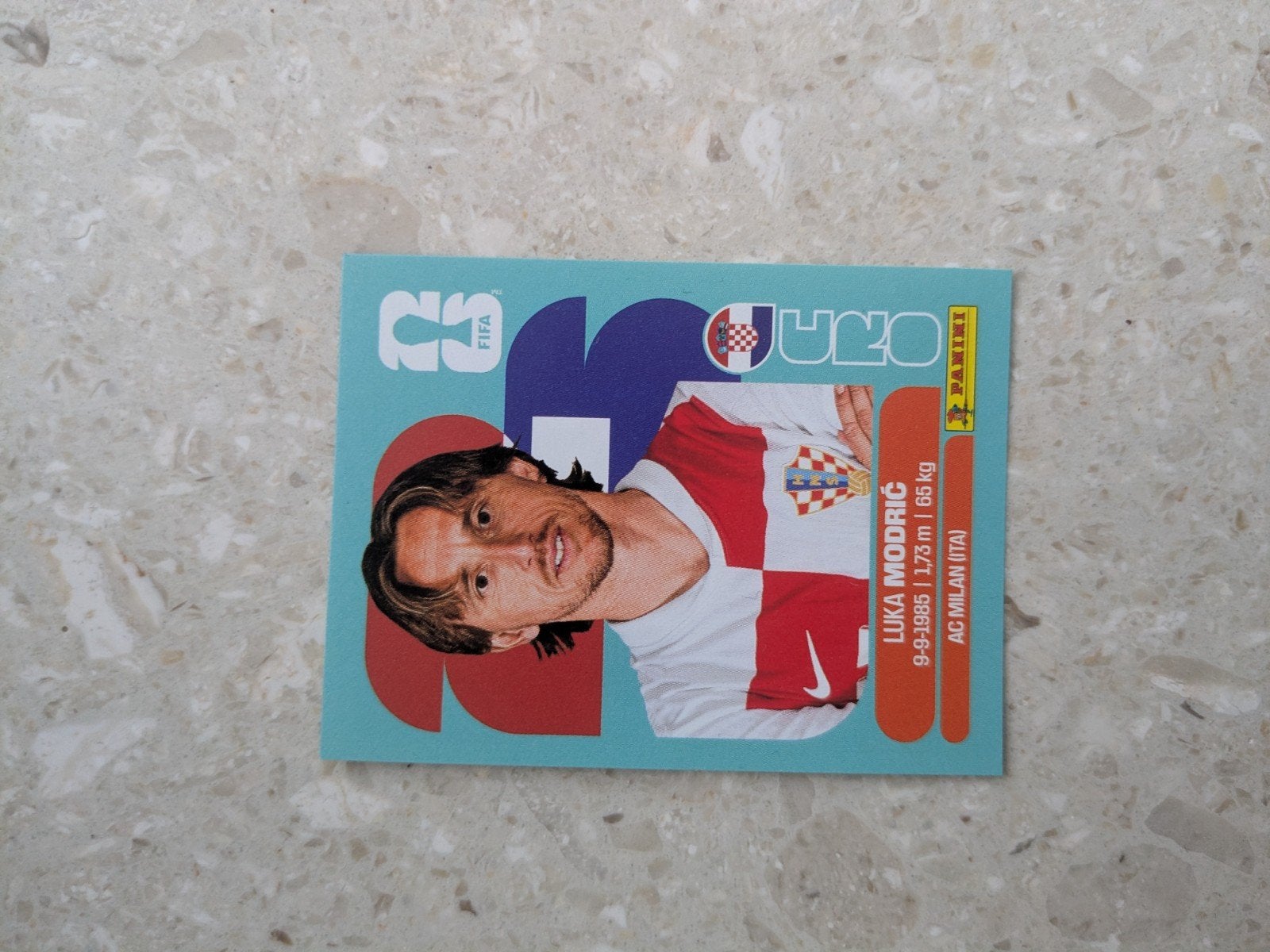 Luka Modric Panini FIFA World Cup 2026 Sticker CRO 9, Ophalen of Verzenden, Zo goed als nieuw, Sticker