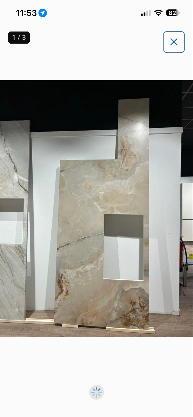 Unieke natuursteen plaat - Onyx look, Ophalen, Overige typen, Zo goed als nieuw, 10 m² of meer