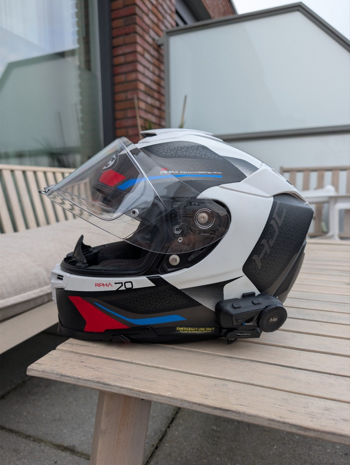 motorhelm HJC RPHA 70 - full face Motorhelmet maat M medium, Ophalen of Verzenden, Tweedehands, Integraalhelm, HJC