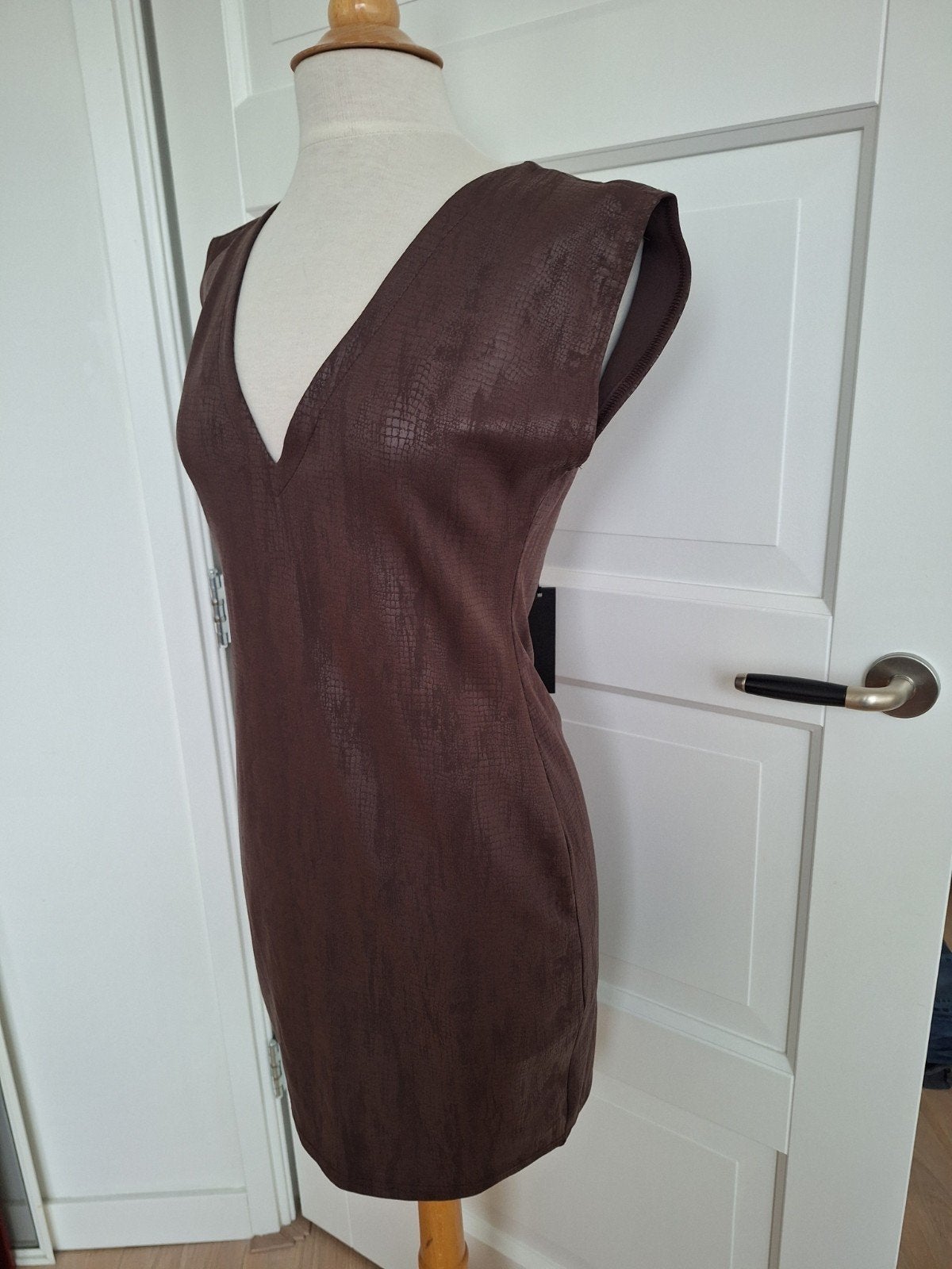 Jurk Orna Farho mt 42 Nieuw, Kleding | Dames, Paars, Maat 42/44 (L), Ophalen of Verzenden, Knielengte