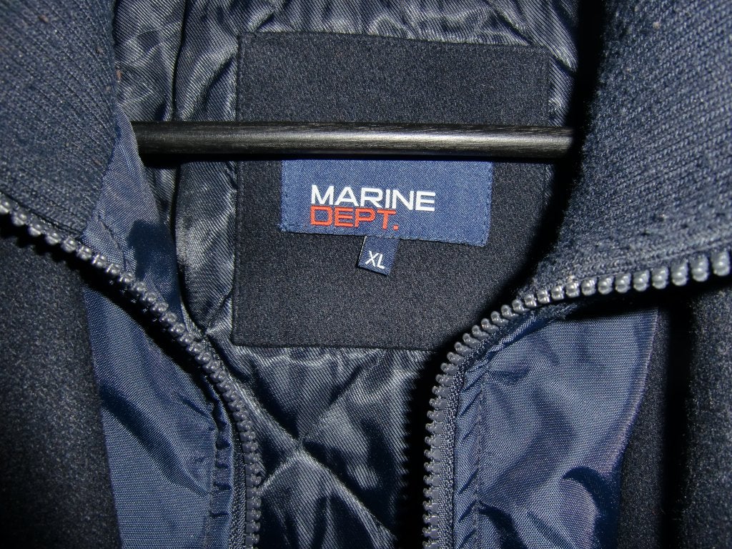schippersjas heren donkerblau Dept, Ophalen, Zo goed als nieuw, Maat 56/58 (XL), Blauw