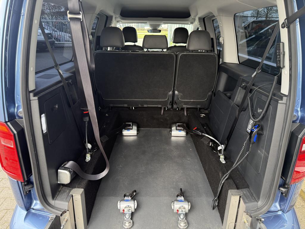 Volkswagen Caddy Maxi 5+1 Rolstoelauto 1.4 TSI Comfortline 5, Auto's, Gebruikt, Blauw, Leder, Geïmporteerd