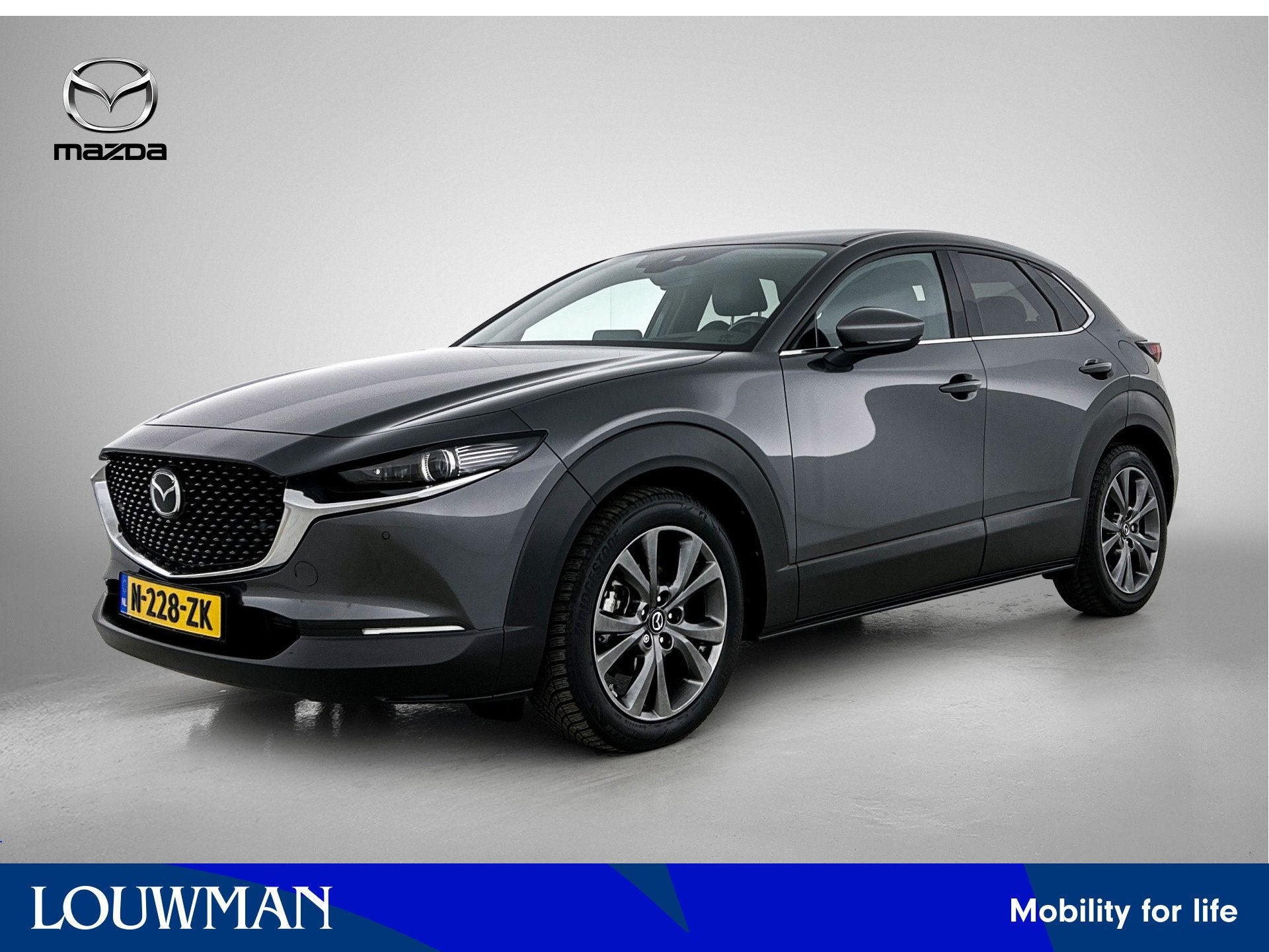 Mazda CX-30 2.0 e-SkyActiv-X M Hybrid Luxury | Trekhaak | BO, Auto's, Gebruikt, Automatische klimaatregeling, 600 kg, SUV of Terreinwagen
