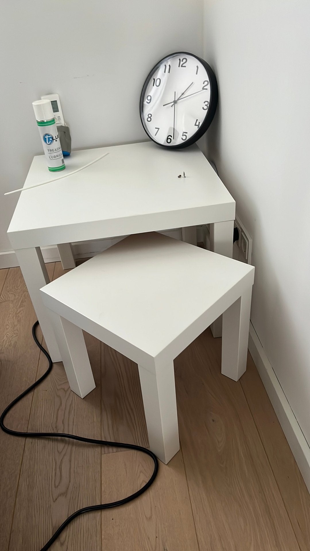 4 ikea tafeltjes Lack, Huis en Inrichting, Ophalen, Minder dan 45 cm, Minder dan 55 cm, Vierkant
