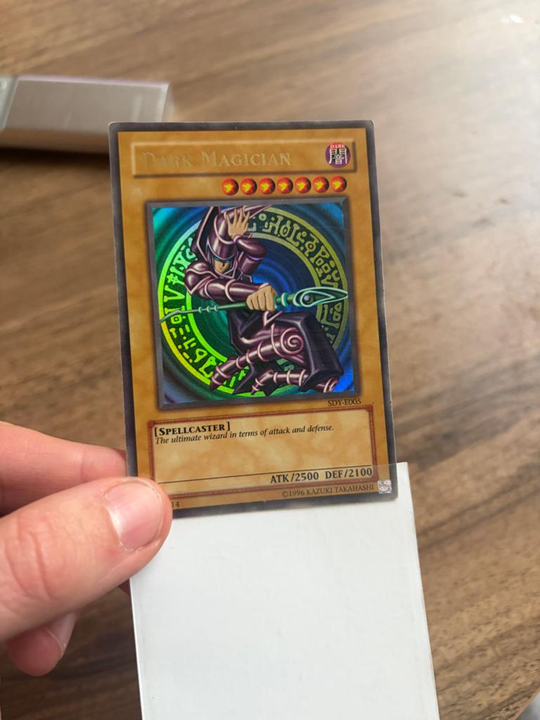 Yu-Gi-Oh! Dark Magician SDY-006 Foil Kaart, Hobby en Vrije tijd, Verzamelkaartspellen | Yu-gi-Oh!, Verzenden, Zo goed als nieuw