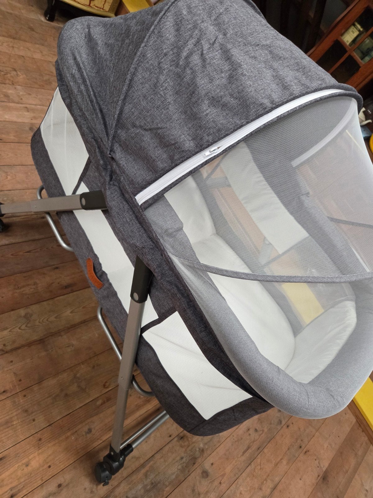 Twinky Reiswieg/Co-sleeper met Muskietennet, Ophalen, Zo goed als nieuw, Reisbedje