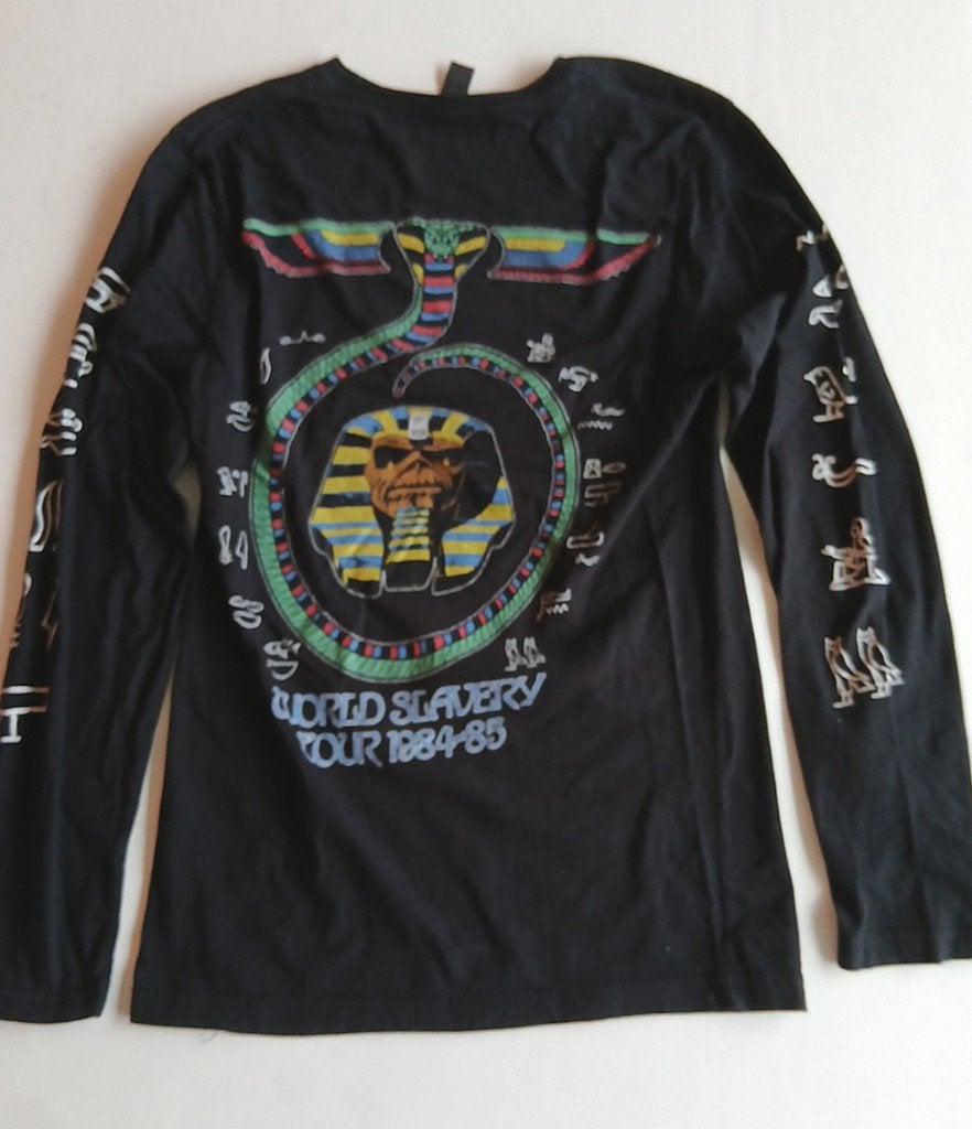 Iron Maiden longsleeve t shirt maat S zeer mooie backprint, Ophalen of Verzenden, Zo goed als nieuw, Kleding