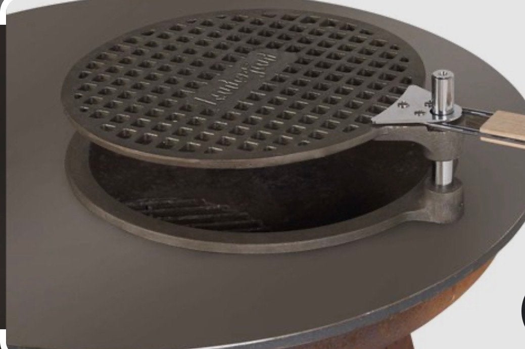 Gietijzer met Houten Handvat en ring, Ophalen of Verzenden, Nieuw