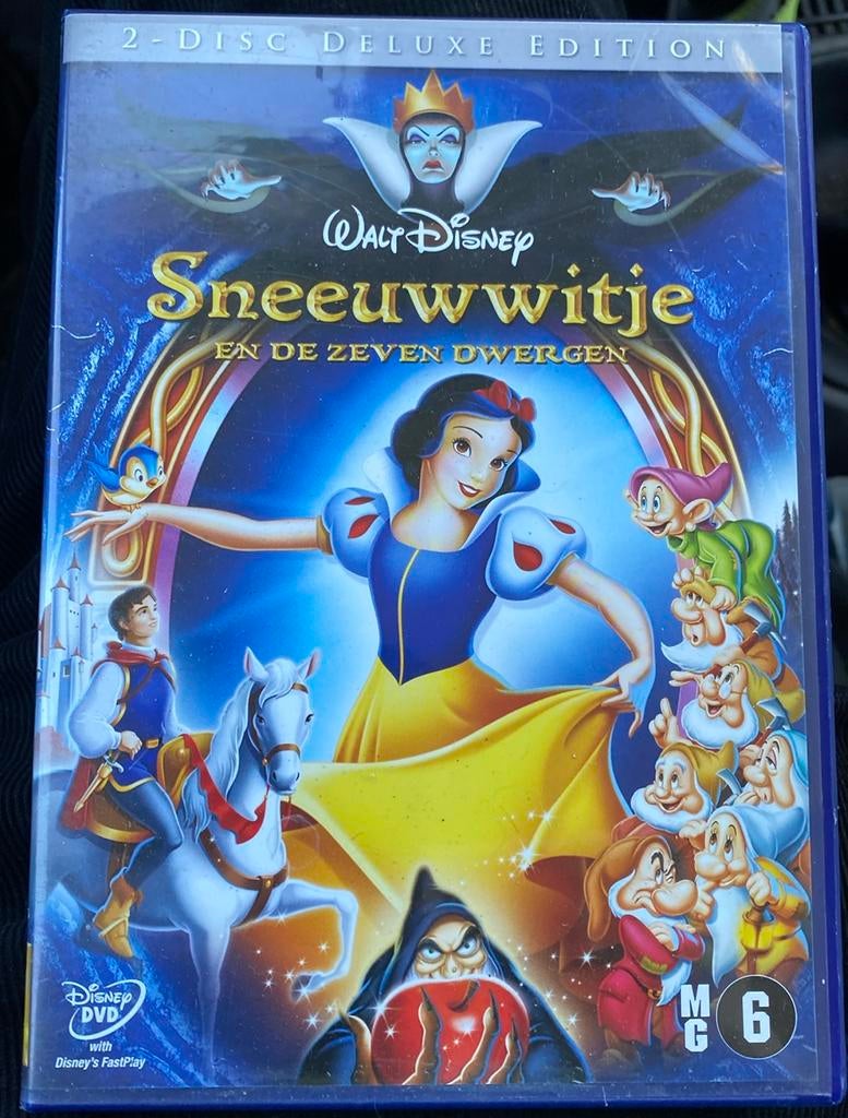 Disney dvd 2 disc sneeuwwitje, Alle leeftijden, Ophalen of Verzenden, Zo goed als nieuw, Amerikaans