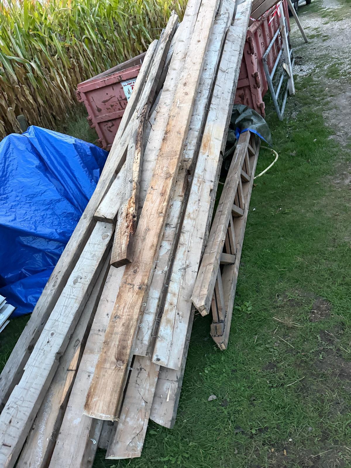 Hout, gratis op te halen in Hattem, Tuin en Terras, Ophalen, Zo goed als nieuw, 250 cm of meer, Planken