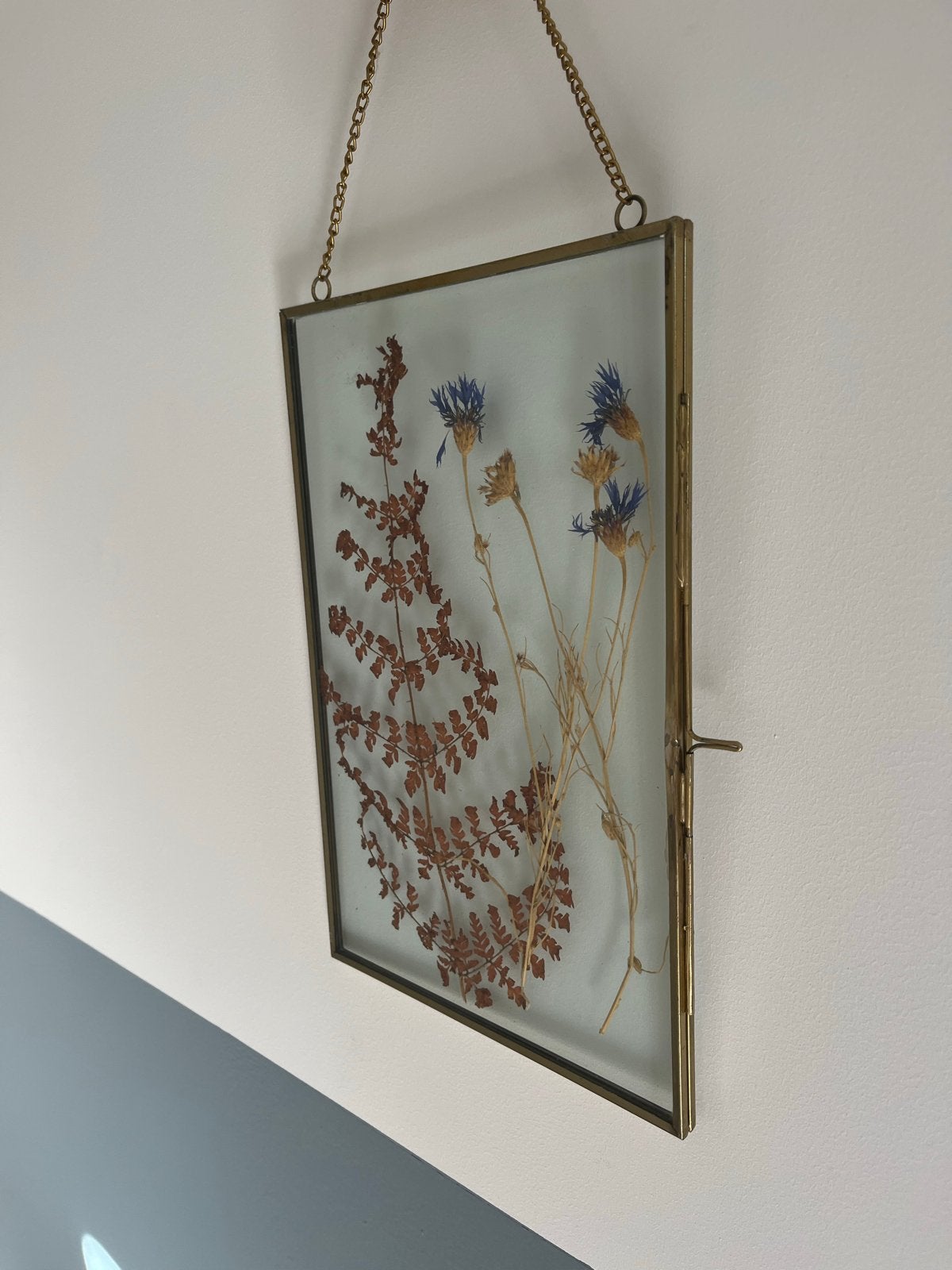 Gouden metalen lijst, Huis en Inrichting, Woonaccessoires | Lijsten, Zo goed als nieuw, Goud, Metaal, Hangend