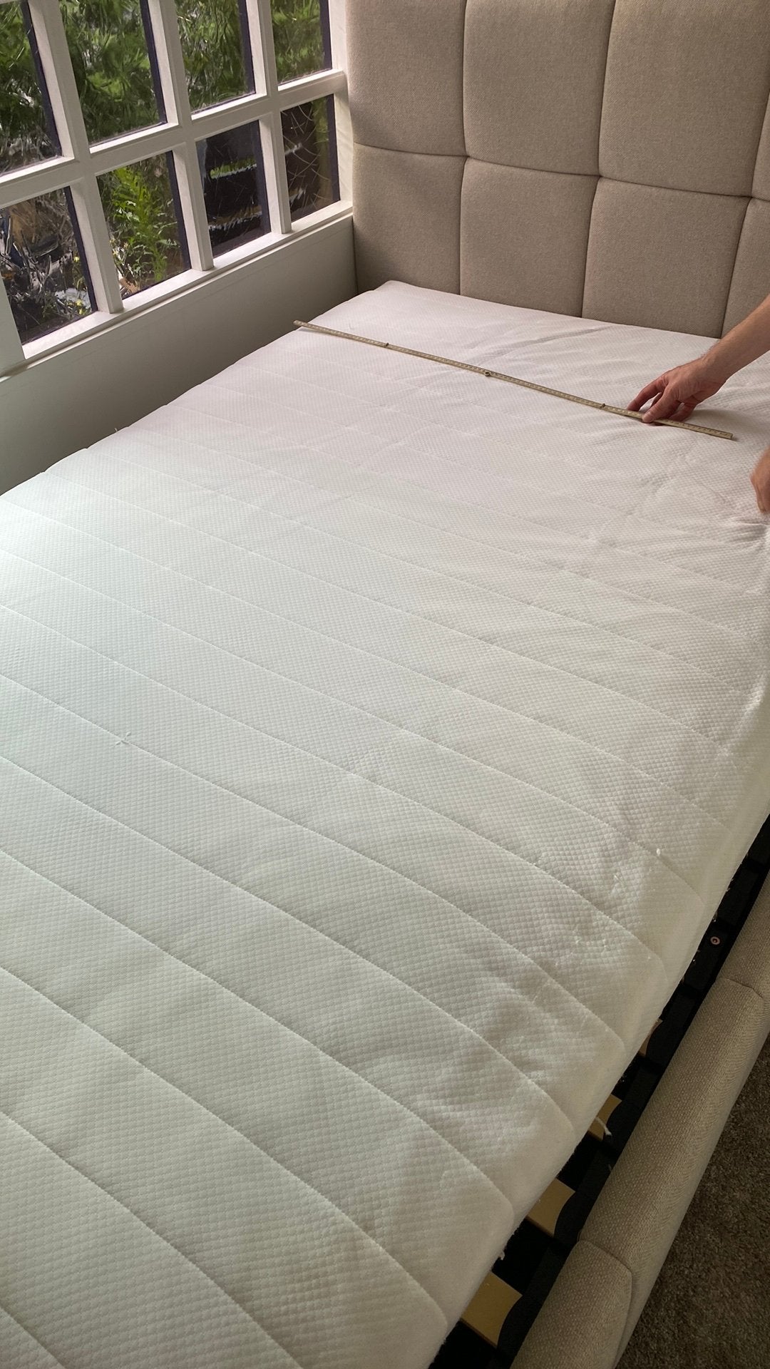 Matras 210 bij 130, Ophalen of Verzenden, Zo goed als nieuw, 210 cm