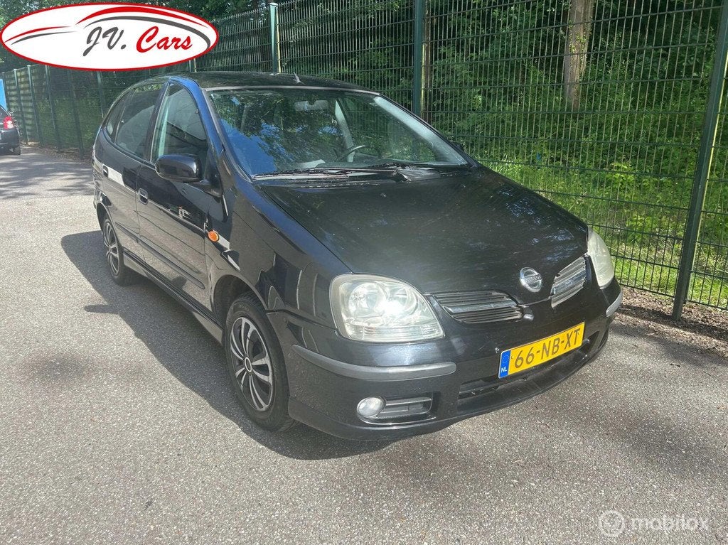 Nissan Almera Tino 1.8 Tekna AUTOMAAT NAV AIRCO, Auto's, Nissan, 4 cilinders, 700 kg, Almera Tino, 116 pk