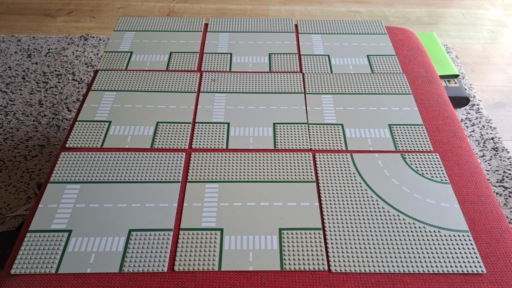 LEGO meest jaren '70 en 18 grondplaten wegen, vliegtuig, Ophalen of Verzenden, Gebruikt