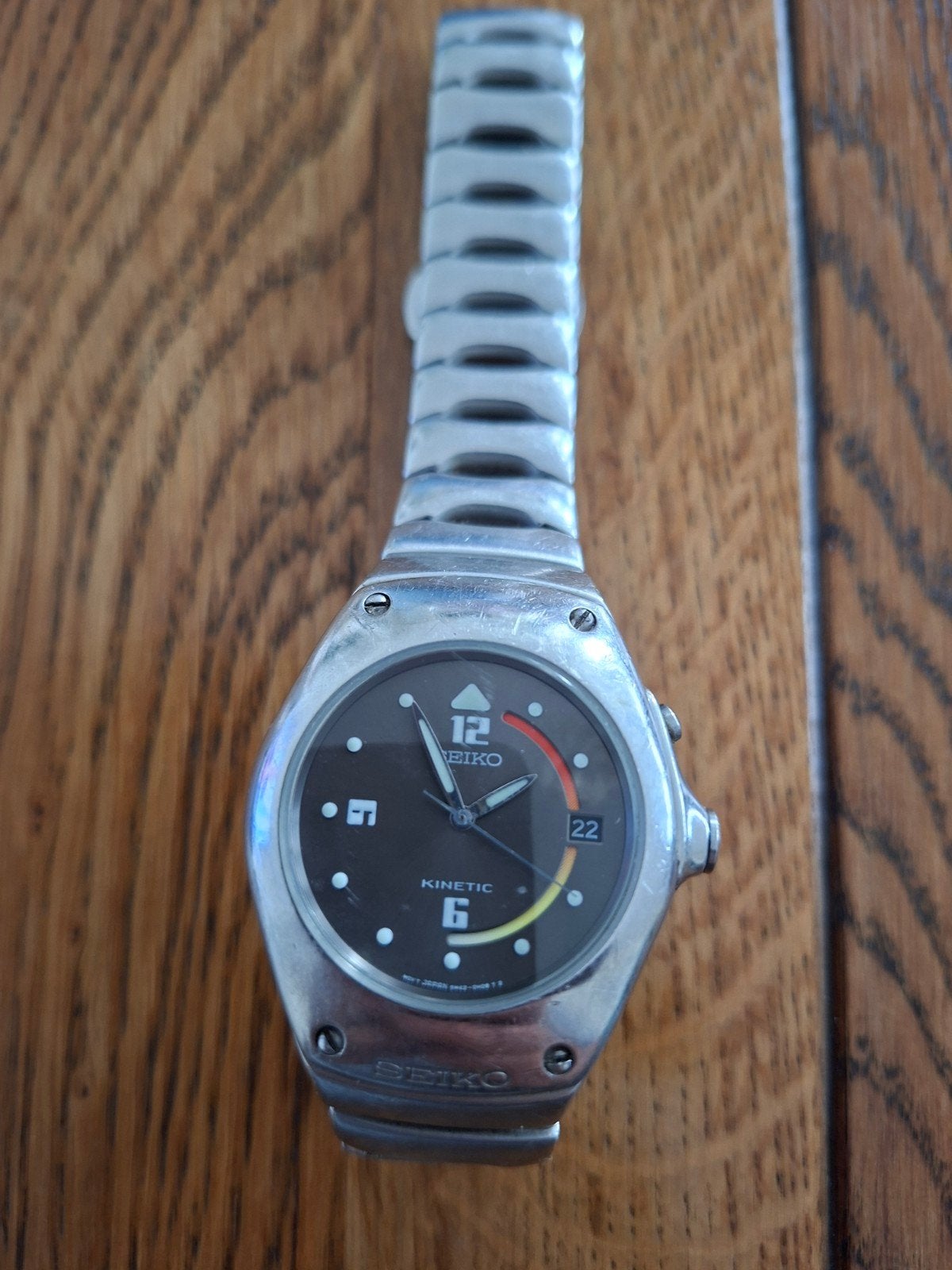 Seiko Kinetic Herenhorloge - Gebruikt, Sieraden, Tassen en Uiterlijk, Ophalen