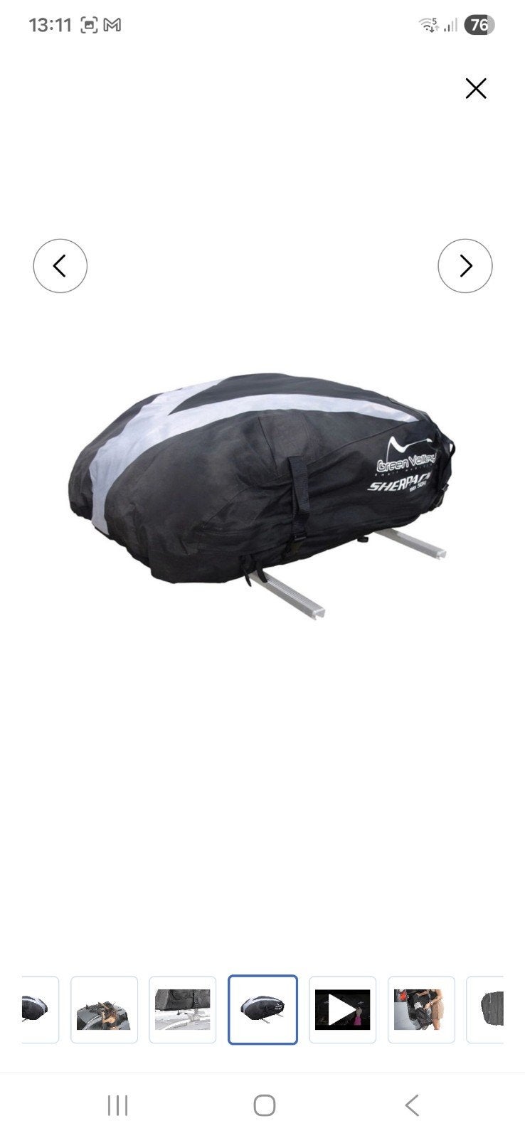 Green Valley Sherpack: Opvouwbare Dakkoffer 270L, Ophalen of Verzenden