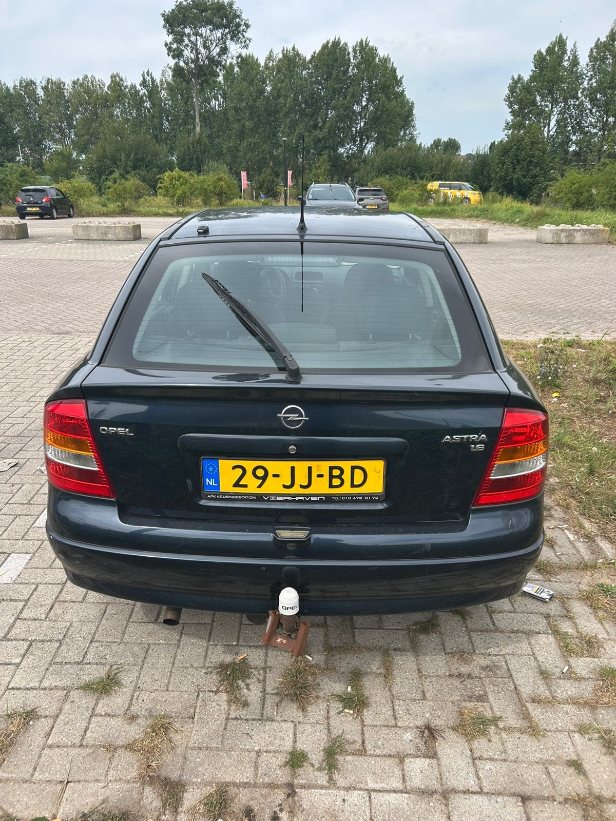 Opel Astra 1.6 8V 5D 2002 Blauw, Voorwielaandrijving, 1063 kg, 4 cilinders, Blauw